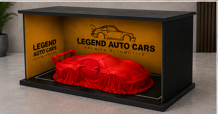 Custom Luxury Car Display Diorama | Personalized Automotive Desk Display | Aakarik 3D