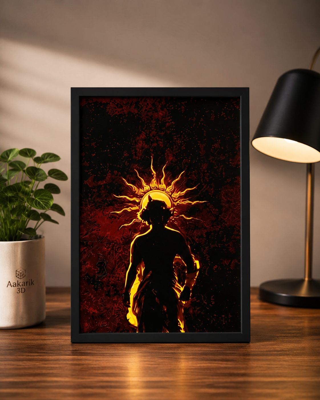 Krishna Art Frame | Personalized Layered Photo Frame | Aakarik 3D