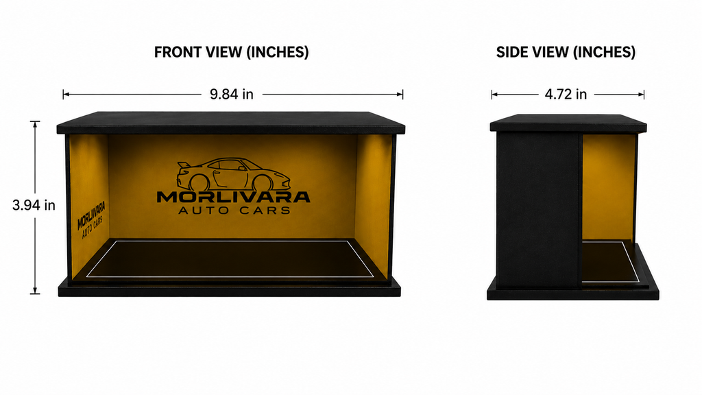 Custom Luxury Car Display Diorama | Personalized Automotive Desk Display | Aakarik 3D